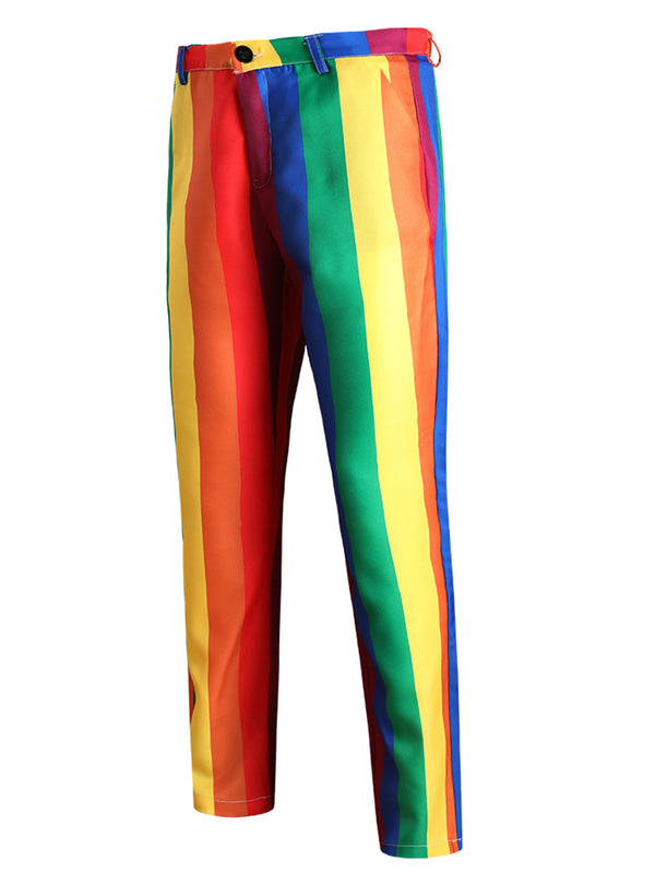 Men's Rainbow Vest Suit