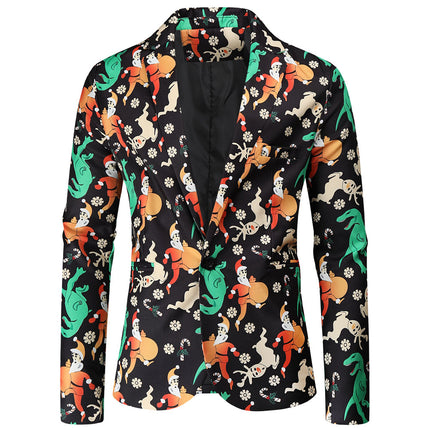 Men's Colorful Printed Suit #2TZ49 - Suits | Multicolour / M