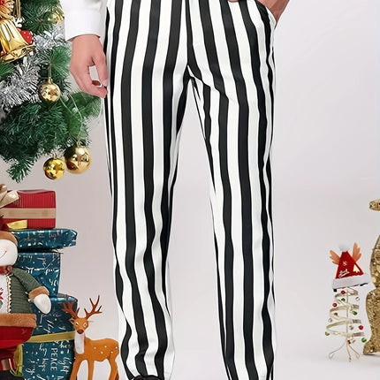 Men's Striped Pants #25626020 - Pants | White / S
