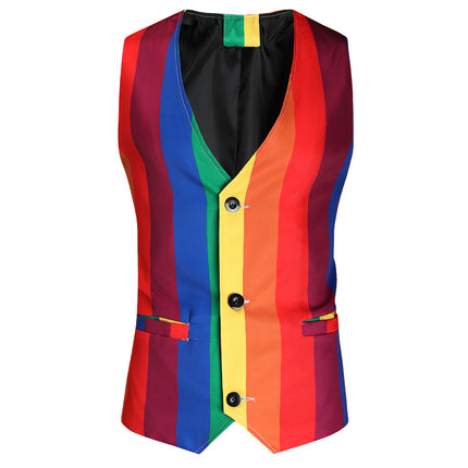 Men's Colorful Vest #MJ - Vests | Color1 / M