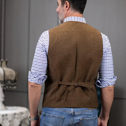 Men's Vintage Vest #25061135 - Vests | Light Brown / XS