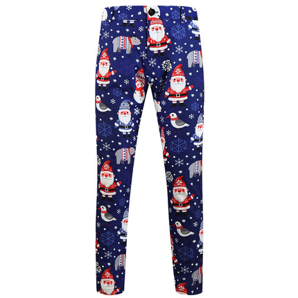 Men's Christmas Print Pants #XK657 - Pants | Multicolour / M