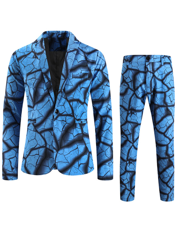 Men's Blue Wave Suit #2TZ-XX2501