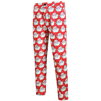 Men's Christmas Printed Vest Suit #2TZMK643 - Suits | Red / M