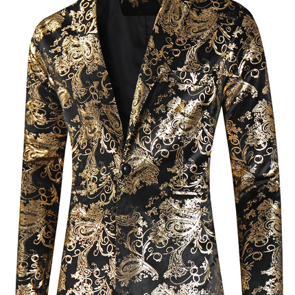 Men's Royal Gilded Suit #2TZ-XX2590 - Suits | Multicolor / M