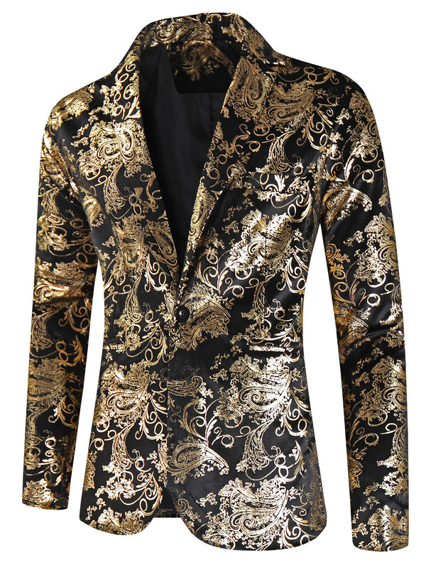 Men's Royal Gilded Suit #2TZ-XX2590