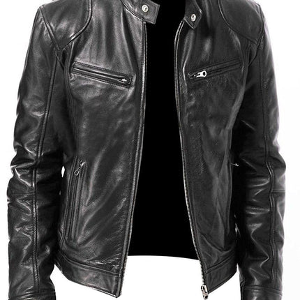 Men's Zipper Bomber Jacket #25061347 - | Black / XS