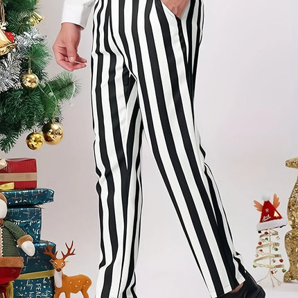 Men's Striped Pants #25626020 - Pants | White / S