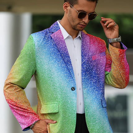 Men's Vibrant Gradient Blazer #25061764 - Blazers | Color1 / M