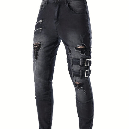 Men's Fashion Jeans #25062183 - | Black / S