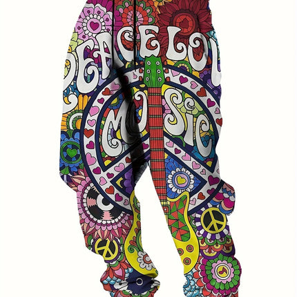 Men's Stylish Printed Pants #25625008 - Pants | Multicolour / S