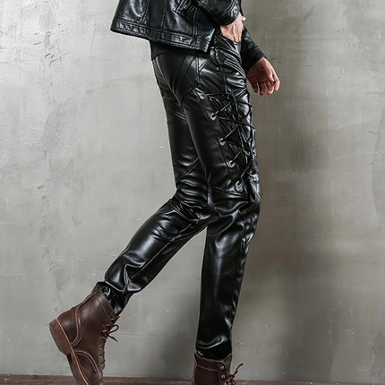 Men's Leather Pants #25625012 - Pants | Black / XS
