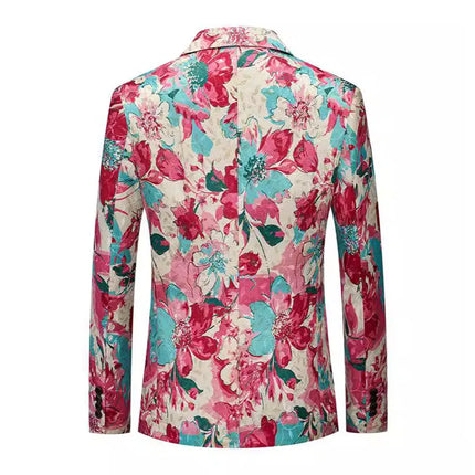 Men's Floral Symphony Blazer  #S8520
