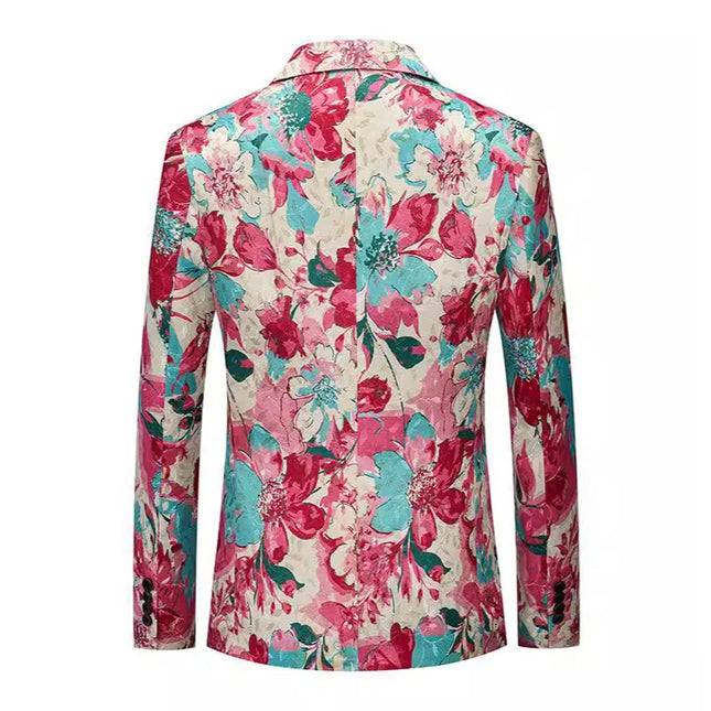 Men's Floral Symphony Blazer  #S8520