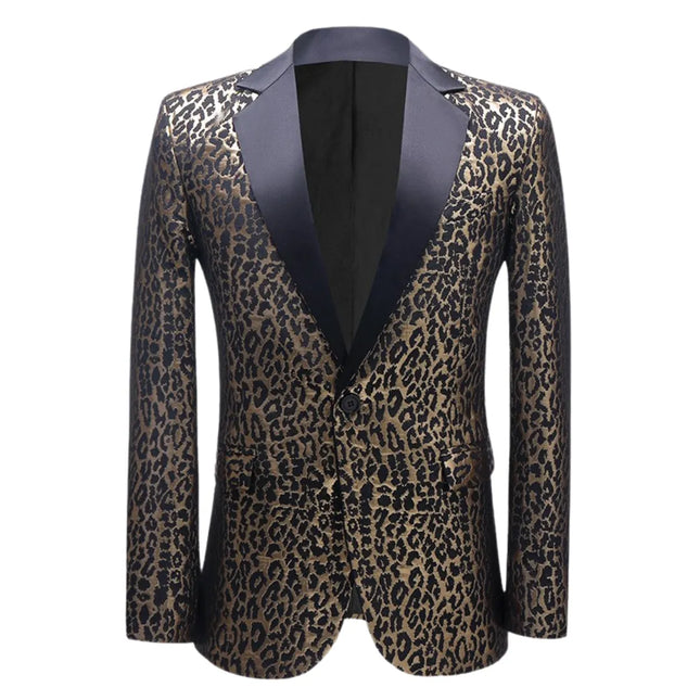 Men's Classic Leopard Tuxedo  #S7013