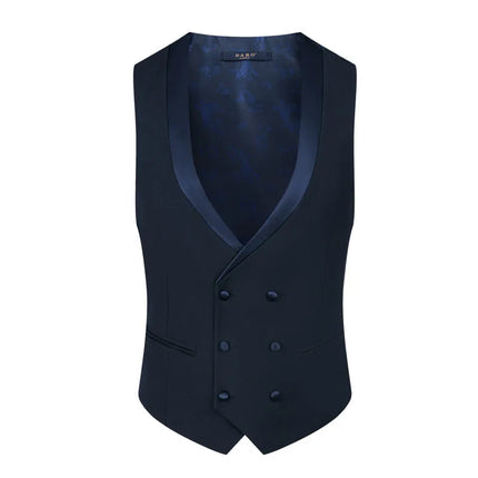 Men's 3 Piece Stylish Dotted Suit #S8284 - Suits | Blue / XS
