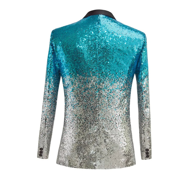 Men's Two-tone Sequins Tuxedo  #M8051