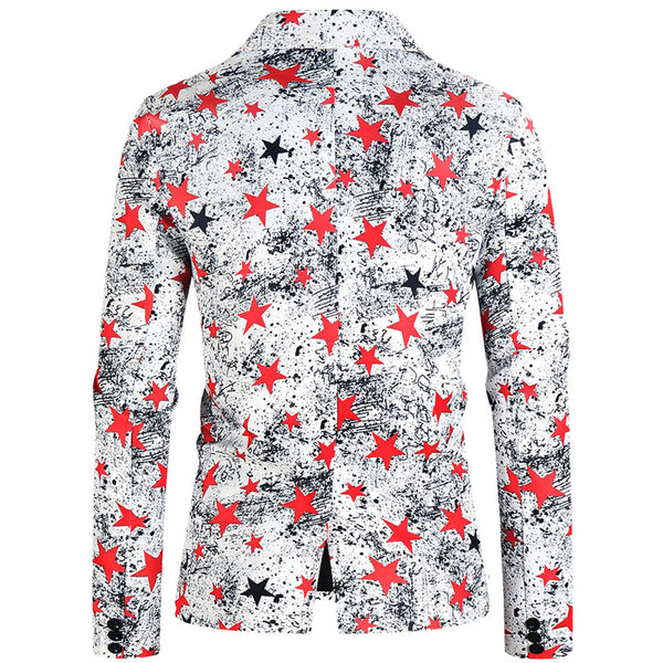 Men's Star Trendy Suit #2TZ157