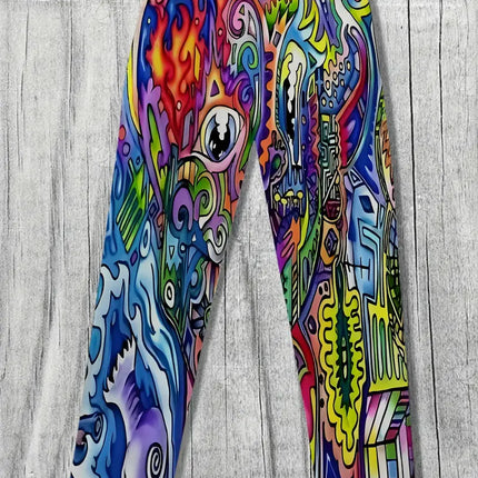 Men's Vibrant Print Pants #25061659 - Pants | Color3 / M