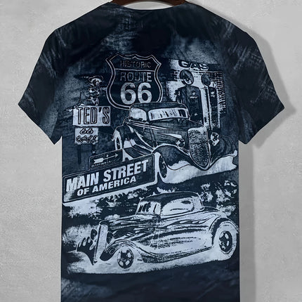 Men's Printed Comfy T-shirt #25701037 - | Khaki / S