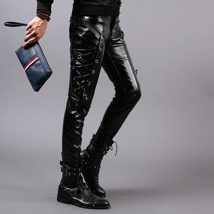Men's Leather Pants #25625012 - Pants | Black / XS