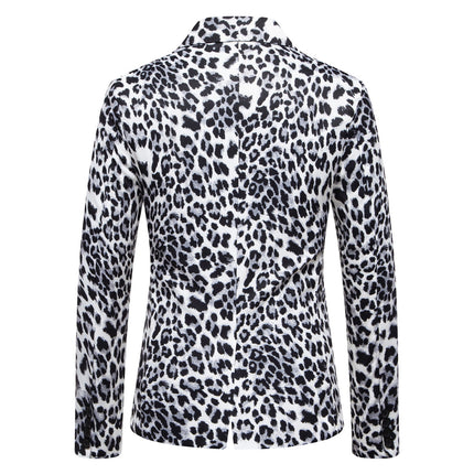 Men's Leopard Print Blazer #25061768 - Blazers | Yellow / S