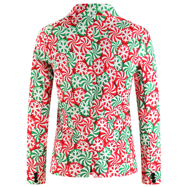 Men's Colorful Printed Blazer #X127