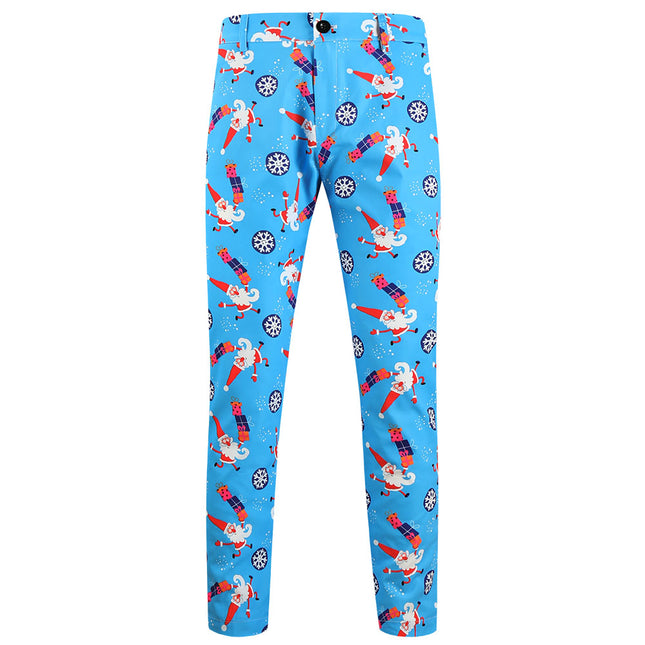 Men's Fresh Printed Pants #XK652 - Pants | Blue / M