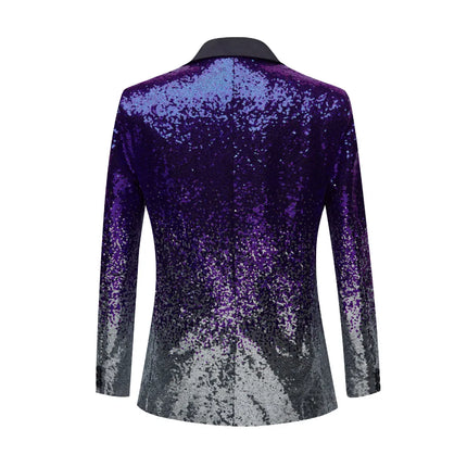 Men's Two-tone Sequins Tuxedo  #M8053