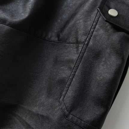 Men's Stylish Black Cargo Pants #250612200 - Pants | Black / S