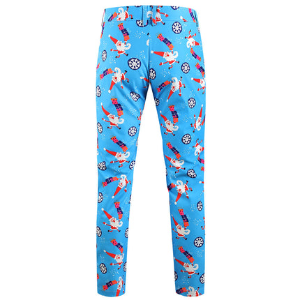 Men's Fresh Printed Pants #XK652 - Pants | Blue / M