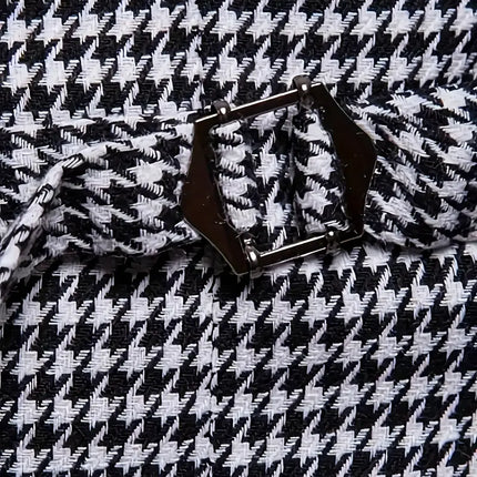 Men's Classic Houndstooth Vest #25061136 - Vests | Black / S