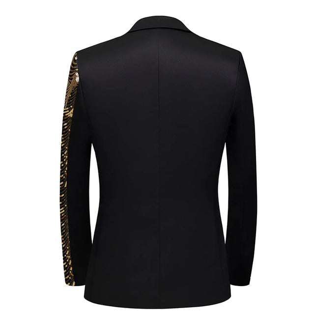 Men's Golden Sequins Blazer  #S8029