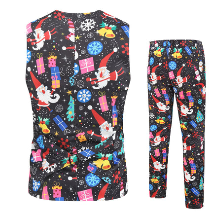 Men's Christmas Party Vest Suit #2TZMK27 - Vests | Multicolour / M