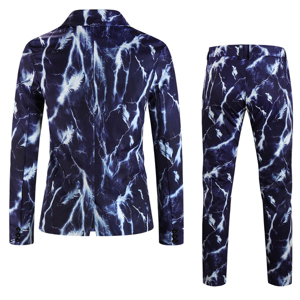 Men's Print Suit #2TZ1210