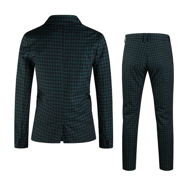 Men’s Plaid Suit #2TZ6032