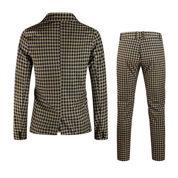 Men’s Plaid Suit #2TZ6032