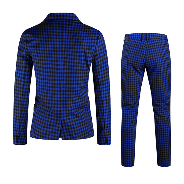 Men’s Plaid Suit #2TZ6032