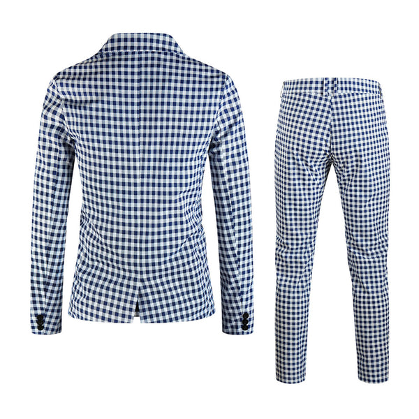 Men’s Plaid Suit #2TZ6032