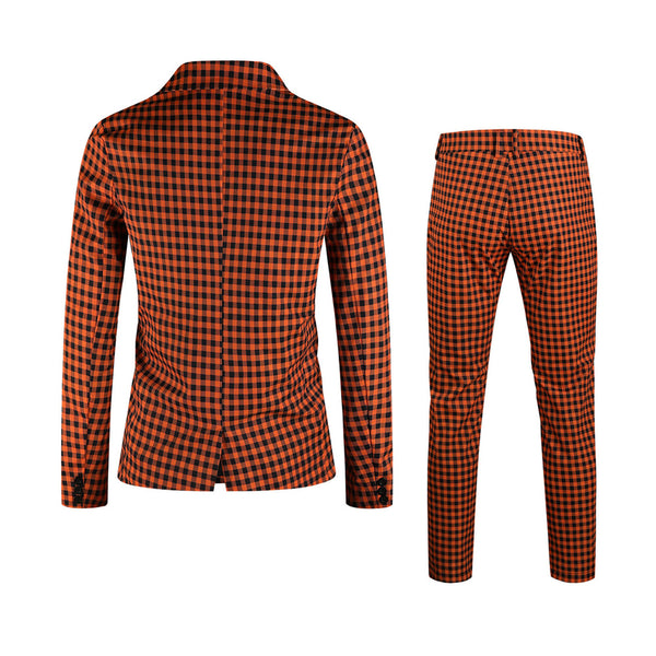 Men’s Plaid Suit #2TZ6032