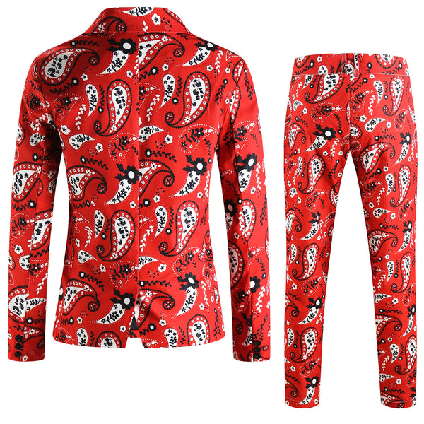 Men's Print Suit #2TZ2523