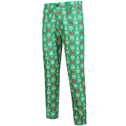 Men's Christmas Printed Pants #XK623 - Pants | Multicolour / M