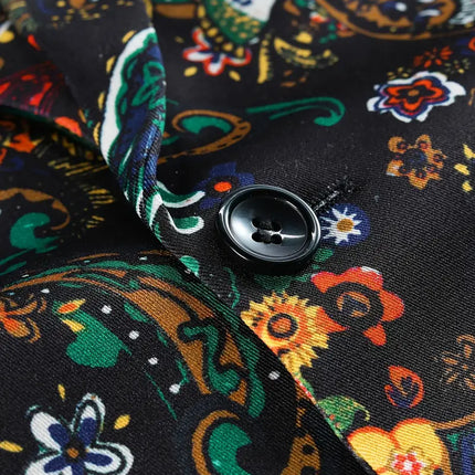 Men's Colorful Print Suit #25061130 - Suits | Multicolour / XS