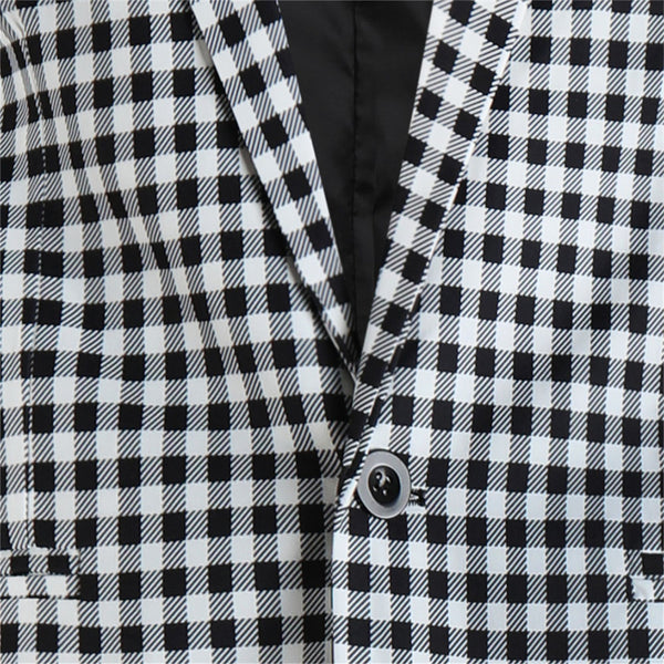 Men’s Plaid Suit #2TZ6032