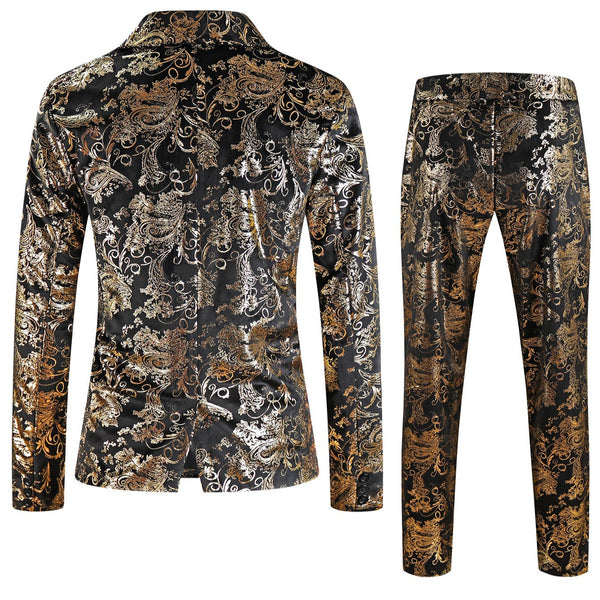 Men's Royal Gilded Suit #2TZ-XX2590