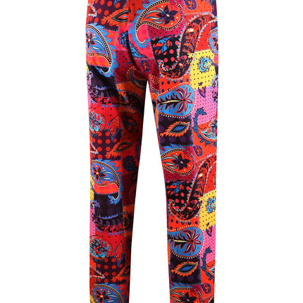 Men's Print Suit - Stylish & Elegant - Suits | Multicolour / M