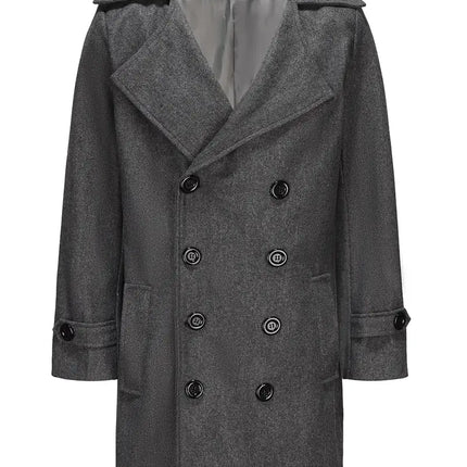 Men's Tweed Coat #25061242 - | Black / S