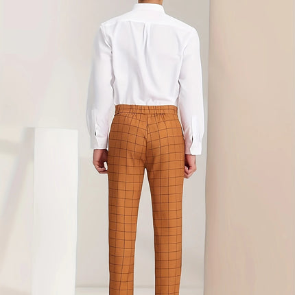 Men's Classic Plaid Pants #25061772 - Pants | Yellow / S