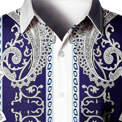Men's Paisley Print Shirt #25626019 - | Multicolour / M