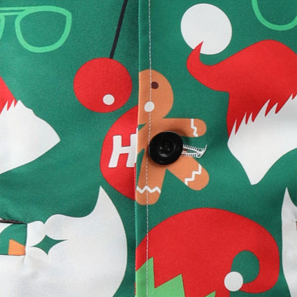 Men's Colorful Christmas Print Vest #MJ50 - Vests | Multicolour / M